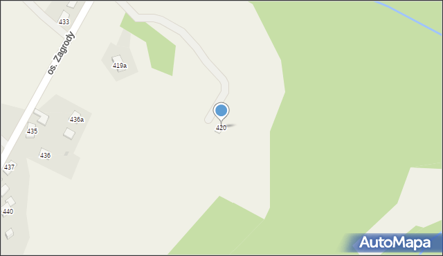 Lachowice, Lachowice, 420, mapa Lachowice
