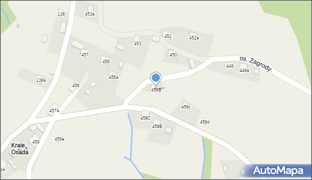 Lachowice, Lachowice, 456B, mapa Lachowice