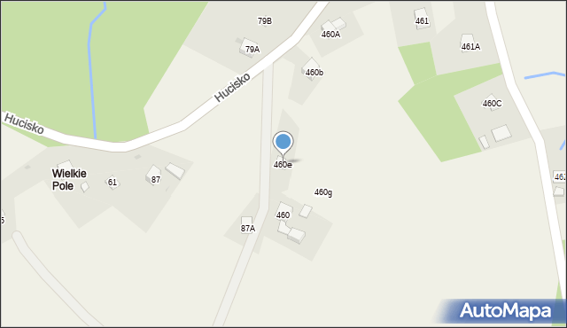 Lachowice, Lachowice, 460e, mapa Lachowice