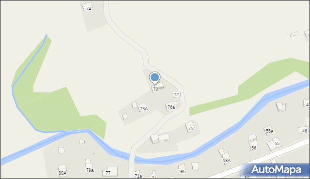 Lachowice, Lachowice, 73, mapa Lachowice