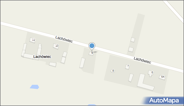 Lachówiec, Lachówiec, 9, mapa Lachówiec