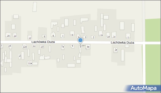 Lachówka Duża, Lachówka Duża, 4, mapa Lachówka Duża