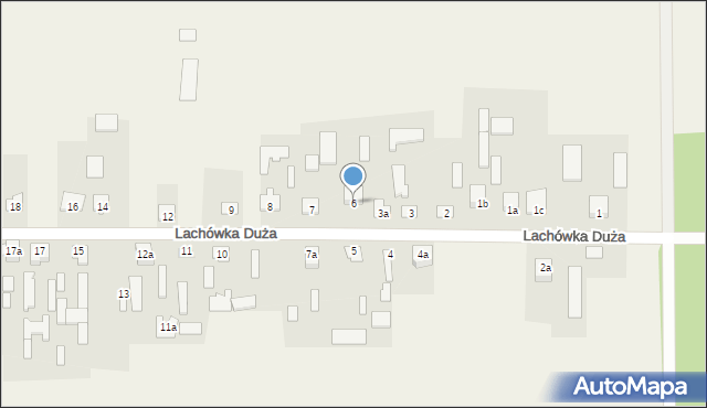 Lachówka Duża, Lachówka Duża, 6, mapa Lachówka Duża