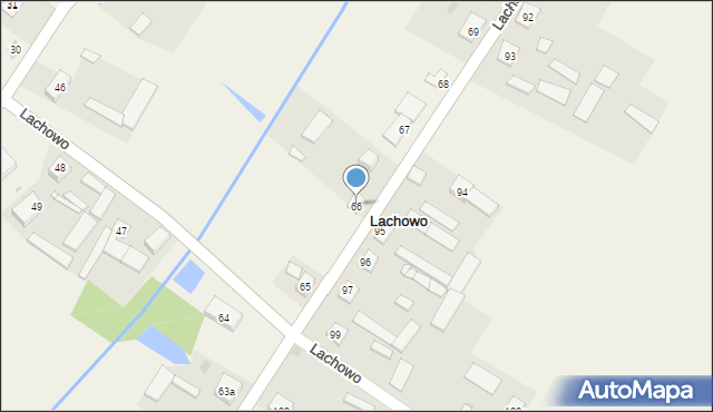 Lachowo, Lachowo, 66, mapa Lachowo