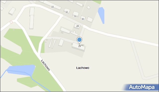 Łachowo, Łachowo, 29, mapa Łachowo