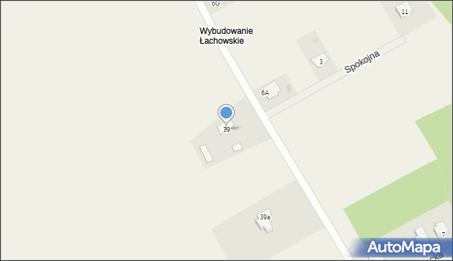 Łachowo, Łachowo, 39, mapa Łachowo