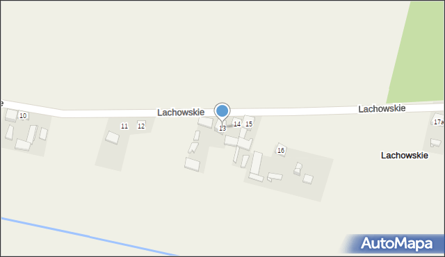 Lachowskie, Lachowskie, 13, mapa Lachowskie