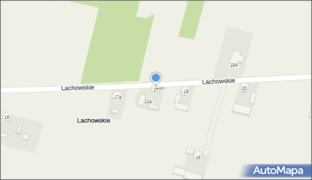 Lachowskie, Lachowskie, 17, mapa Lachowskie