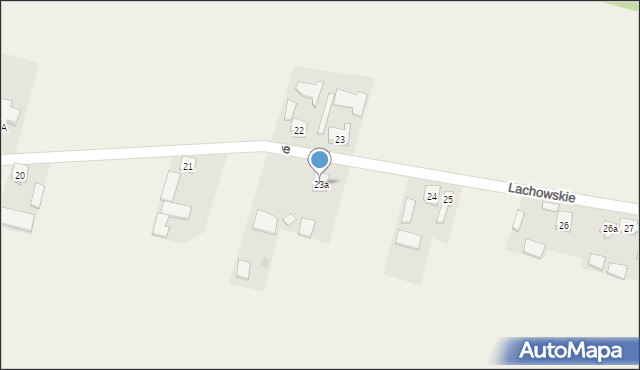 Lachowskie, Lachowskie, 23a, mapa Lachowskie