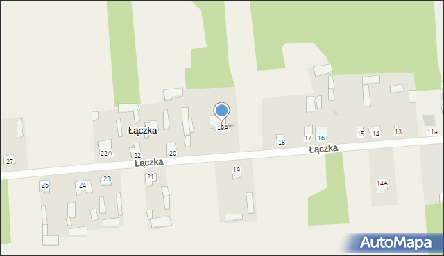 Łączka, Łączka, 19A, mapa Łączka