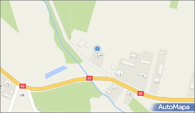 Łączkowice, Łączkowice, 1, mapa Łączkowice