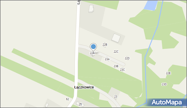 Łączkowice, Łączkowice, 24, mapa Łączkowice