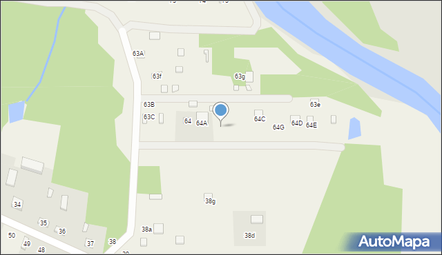 Łączkowice, Łączkowice, 64D, mapa Łączkowice