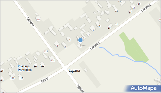 Łączna, Łączna, 4, mapa Łączna