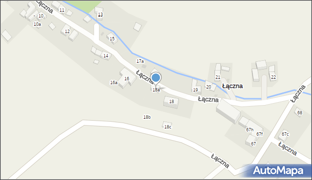 Łączna, Łączna, 18a, mapa Łączna