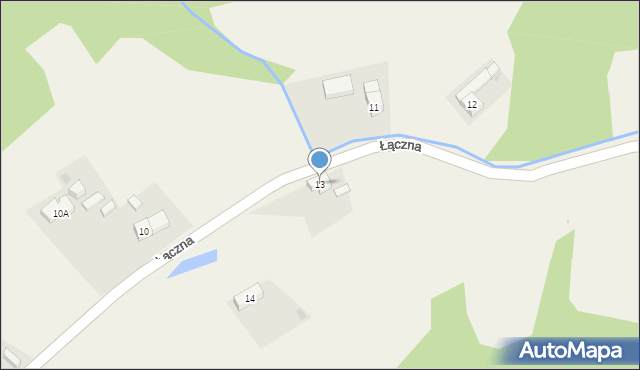 Łączna, Łączna, 13, mapa Łączna