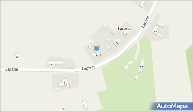 Łączna, Łączna, 5, mapa Łączna