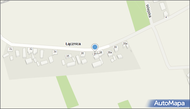 Łącznica, Łącznica, 37, mapa Łącznica