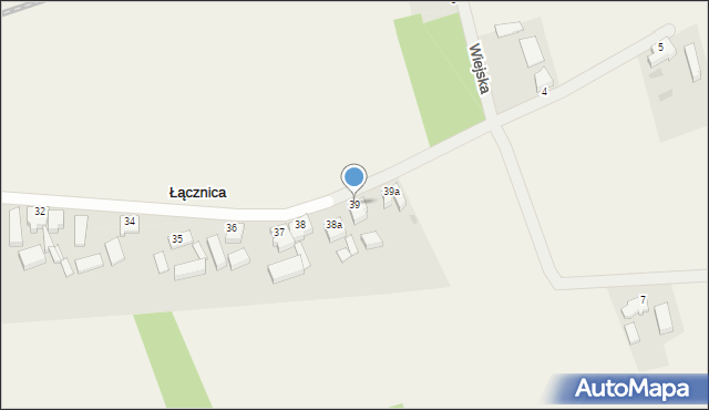 Łącznica, Łącznica, 39, mapa Łącznica