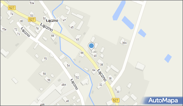 Łączno, Łączno, 40A, mapa Łączno