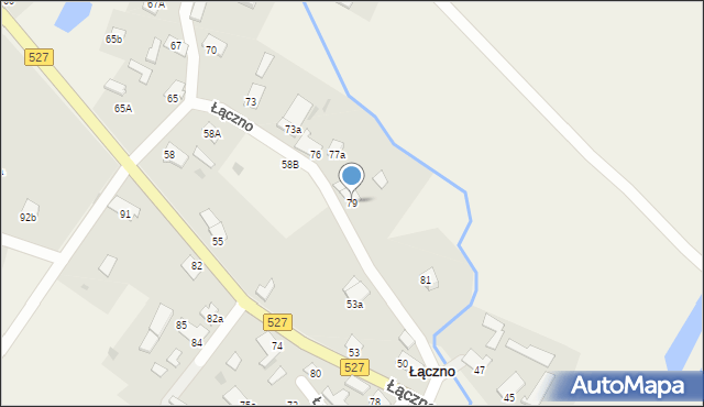 Łączno, Łączno, 79, mapa Łączno