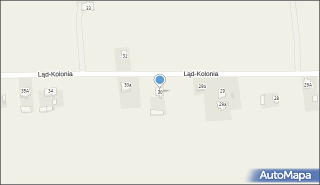 Ląd-Kolonia, Ląd-Kolonia, 30, mapa Ląd-Kolonia