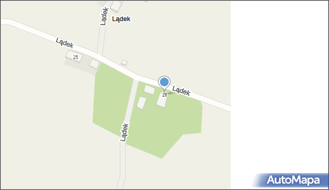 Lądek, Lądek, 18, mapa Lądek