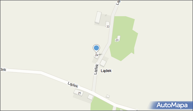 Lądek, Lądek, 24, mapa Lądek