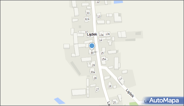 Lądek, Lądek, 30, mapa Lądek