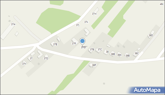 Ładna, Ładna, 37G, mapa Ładna