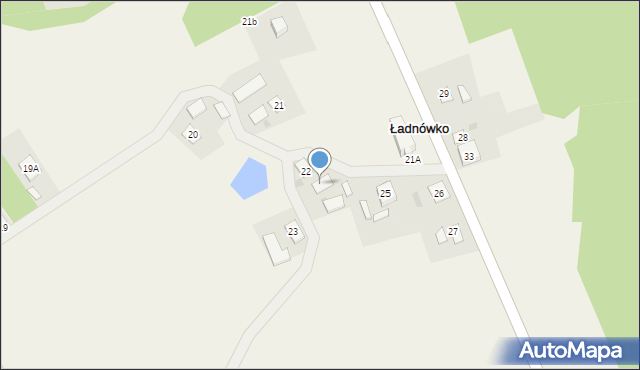 Ładnówko, Ładnówko, 24, mapa Ładnówko