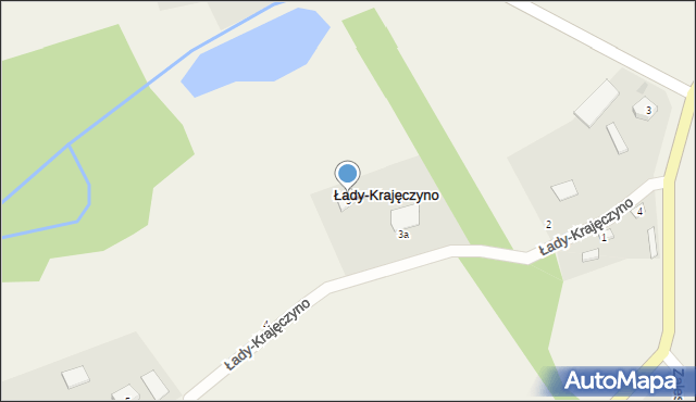 Łady-Krajęczyno, Łady-Krajęczyno, 3, mapa Łady-Krajęczyno