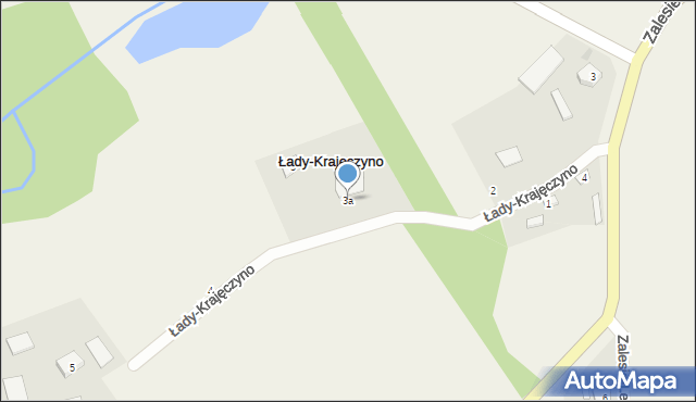 Łady-Krajęczyno, Łady-Krajęczyno, 3a, mapa Łady-Krajęczyno