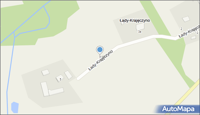 Łady-Krajęczyno, Łady-Krajęczyno, 4, mapa Łady-Krajęczyno