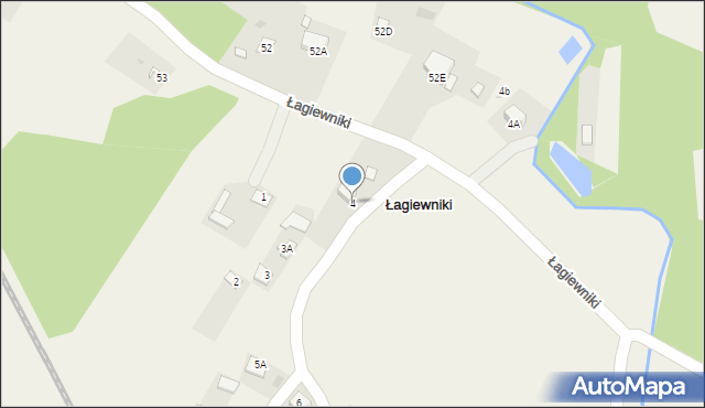 Łagiewniki, Łagiewniki, 4, mapa Łagiewniki