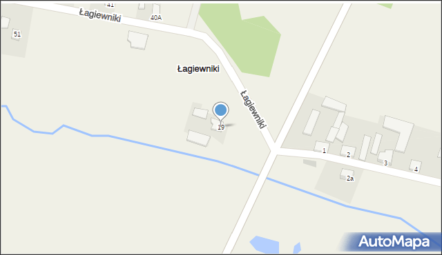 Łagiewniki, Łagiewniki, 19, mapa Łagiewniki