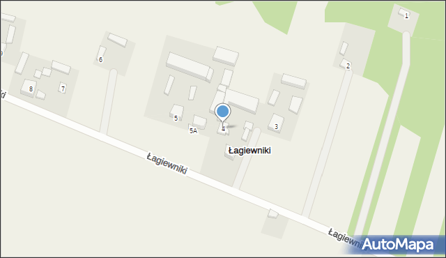 Łagiewniki, Łagiewniki, 4, mapa Łagiewniki