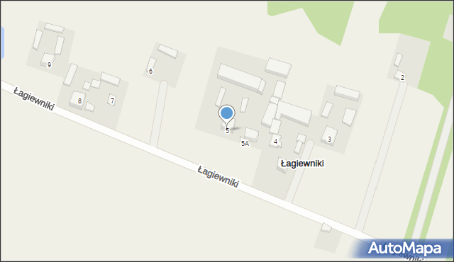 Łagiewniki, Łagiewniki, 5, mapa Łagiewniki