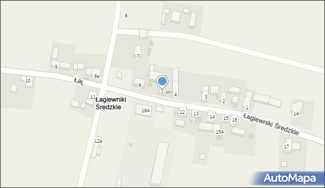 Łagiewniki Średzkie, Łagiewniki Średzkie, 5, mapa Łagiewniki Średzkie