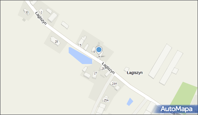 Łagiszyn, Łagiszyn, 7, mapa Łagiszyn