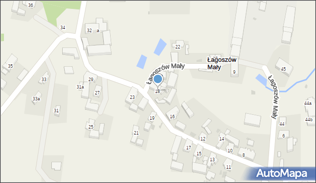 Łagoszów Mały, Łagoszów Mały, 18, mapa Łagoszów Mały