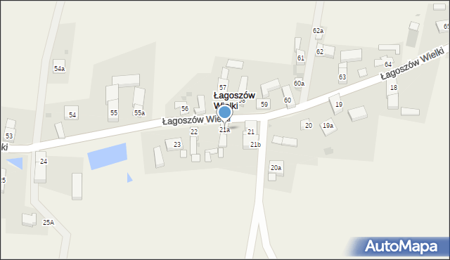 Łagoszów Wielki, Łagoszów Wielki, 21a, mapa Łagoszów Wielki