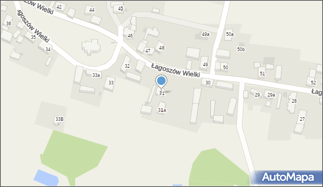 Łagoszów Wielki, Łagoszów Wielki, 31, mapa Łagoszów Wielki