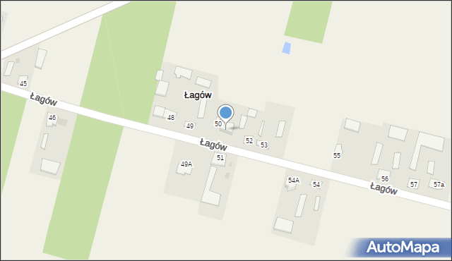 Łagów, Łagów, 52A, mapa Łagów