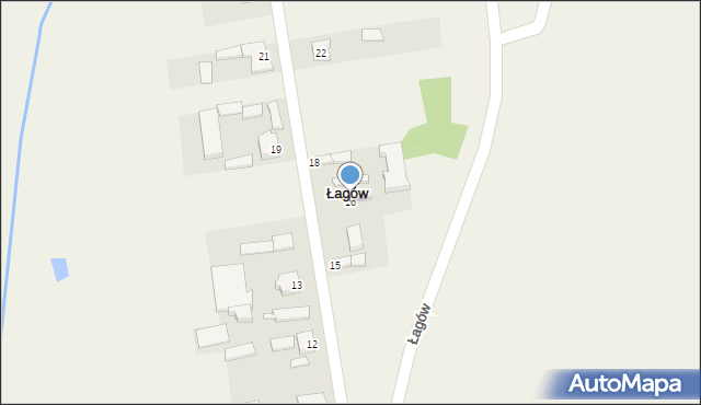 Łagów, Łagów, 16, mapa Łagów