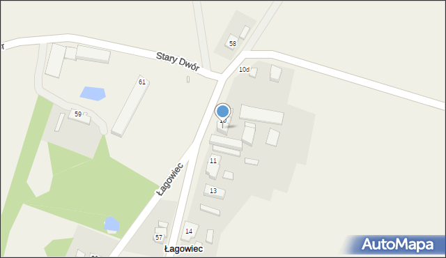 Łagowiec, Łagowiec, 10C, mapa Łagowiec