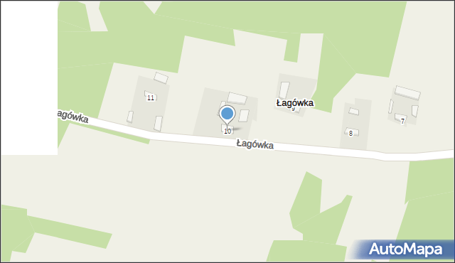 Łagówka, Łagówka, 10, mapa Łagówka