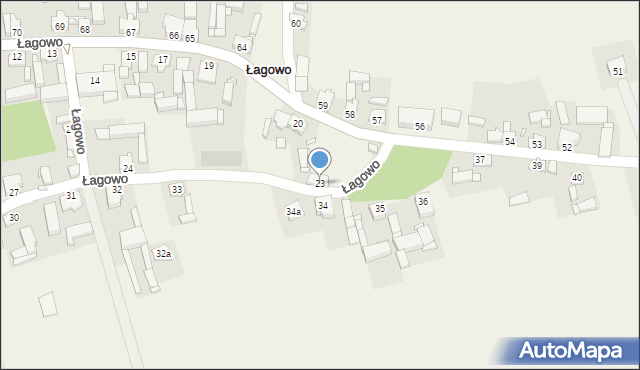 Łagowo, Łagowo, 23, mapa Łagowo