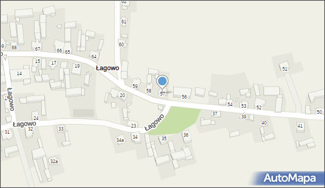 Łagowo, Łagowo, 57, mapa Łagowo