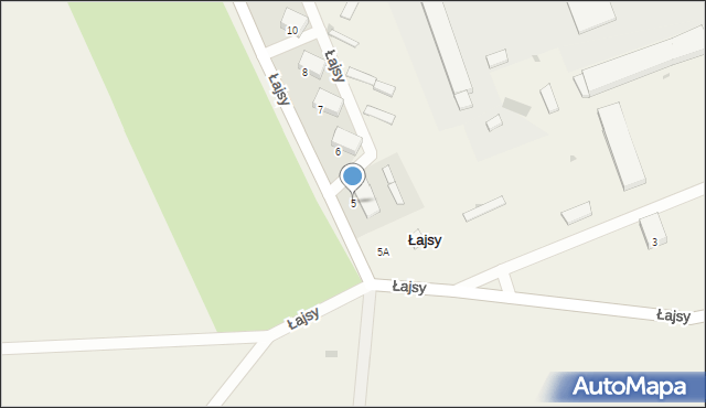 Łajsy, Łajsy, 5, mapa Łajsy